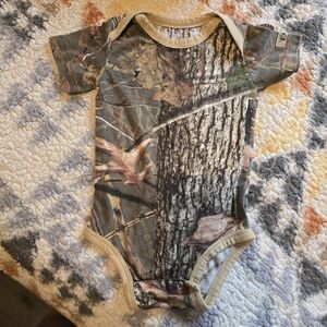 Woodland Camo Baby Bodysuit